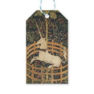 Unicorn Tapestries Captivity Medieval Tapestry Gift Tags