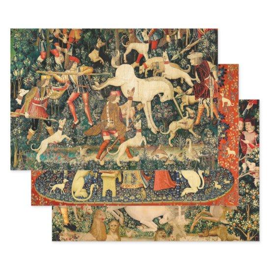 Unicorn Tapestries Defends Hunt   Sheets