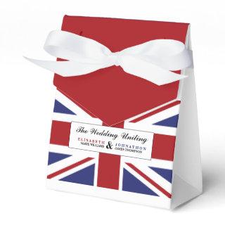 Union Jack Flag British Wedding Favor Boxes