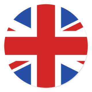 Union Jack Round Sticker