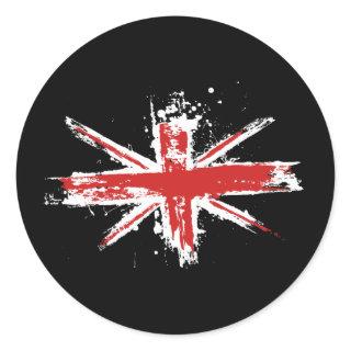 Union Jack Splatter Sticker