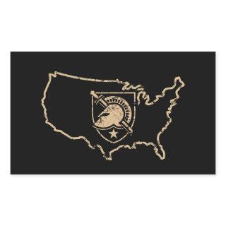 United States Military Academy Logo Country Love Rectangular Sticker