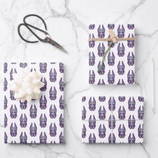 University at Albany Great Dane Mascot Head  Sheets