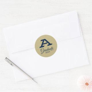 University of Akron | A Classic Round Sticker
