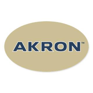 University of Akron | Akron Oval Sticker
