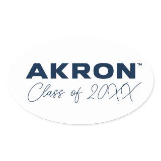 University of Akron | Akron Oval Sticker