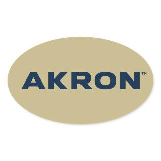University of Akron | Akron Oval Sticker