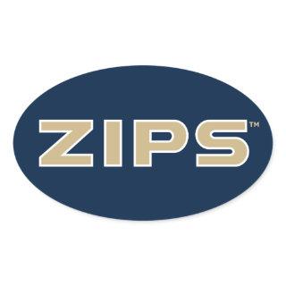 University of Akron | Zips Oval Sticker