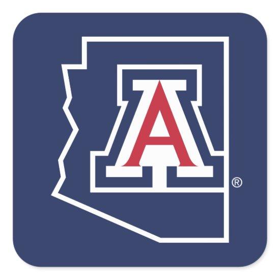 University Of Arizona | State Logo Square Sticker