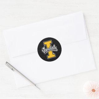 University of Idaho Logo Watermark Classic Round Sticker