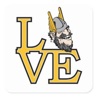 University of Idaho Love Square Sticker