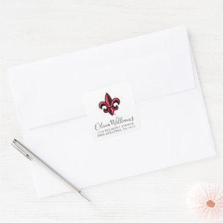 University of Louisiana | Add Your Address Square Sticker