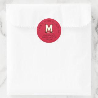 University of Maryland M Classic Round Sticker