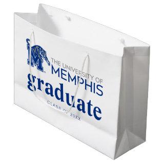 University of Memphis Composite Logo Large Gift Bag