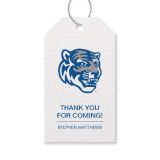 University of Memphis Tigers Mascot Head Logo Gift Tags