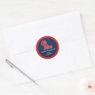 University of Mississippi | Ole Miss Script Classic Round Sticker