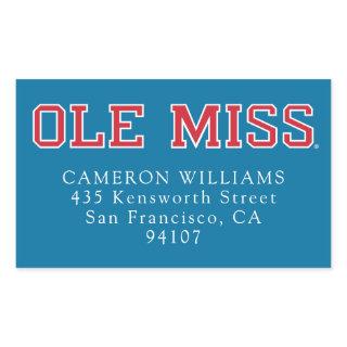 University of Mississippi | Ole Miss Wordmark Rectangular Sticker