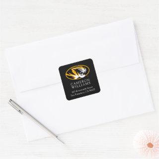 University of Missouri Tiger | Add Your Address Square Sticker
