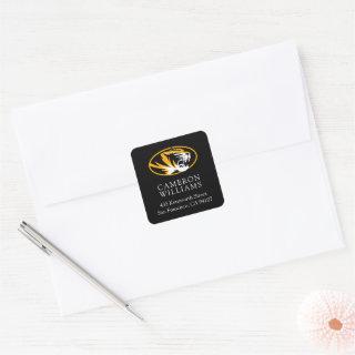University of Missouri Tiger | Add Your Address Square Sticker