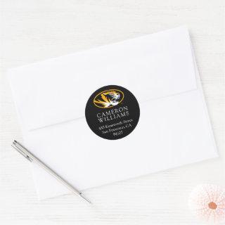 University of Missouri Tiger Classic Round Sticker