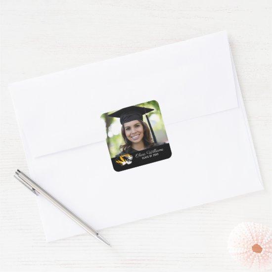 University of Missouri Tiger | Graduation Square Sticker