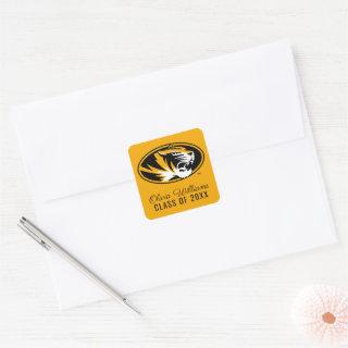 University of Missouri Tiger | Graduation Square Sticker