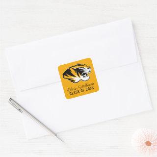 University of Missouri Tiger | Graduation Square Sticker