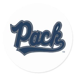 University of Nevada Pack Classic Round Sticker