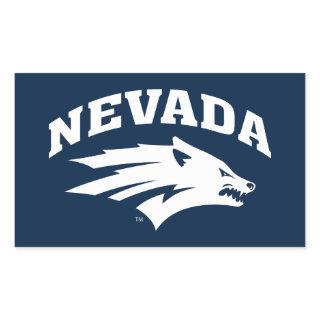 University of Nevada Sport Wolf Logo Rectangular Sticker