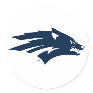 University of Nevada Wolf Logo Classic Round Sticker