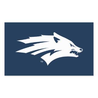 University of Nevada Wolf Logo Rectangular Sticker