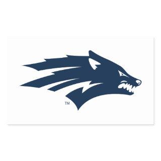 University of Nevada Wolf Logo Rectangular Sticker