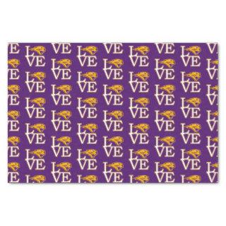 University of Northern Iowa Love State Love Tissue Paper