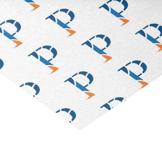 University of Wisconsin Platteville P Tissue Paper