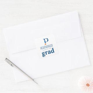University of Wisconsin Platteville Square Sticker