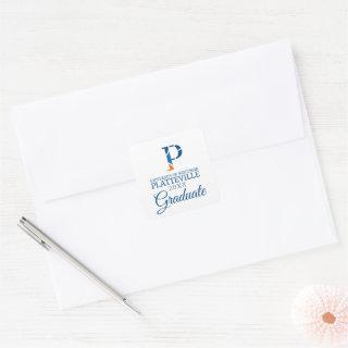 University of Wisconsin Platteville Square Sticker