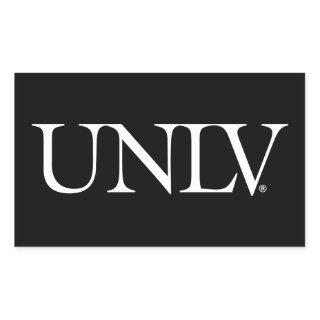 University UNLV Rectangular Sticker