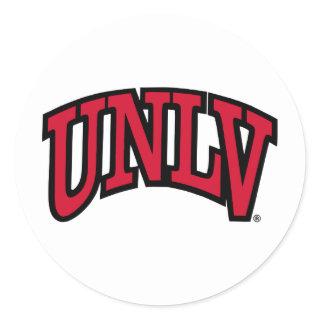 UNLV CLASSIC ROUND STICKER