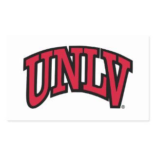 UNLV RECTANGULAR STICKER