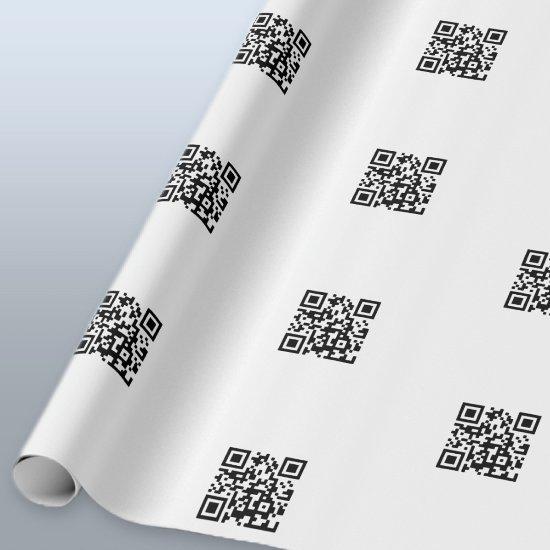 Upload Your Own QR Code | Simple Repeating Pattern