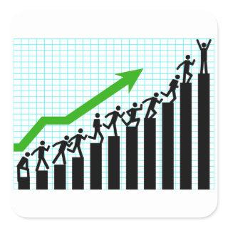 Upward Trend Graph Stickers