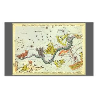 Urania's Mirror, Vintage Astronomy Celestial Map Rectangular Sticker