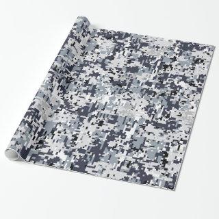 Urban Style Silver Grey Digital Camouflage