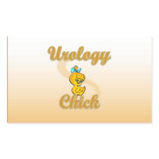 Urology Chick Rectangular Sticker