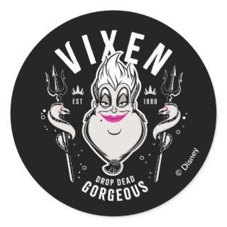 Ursula | Vixen Drop Dead Gorgeous Classic Round Sticker