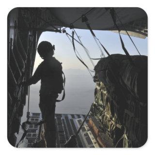 US Air Force loadmaster Square Sticker