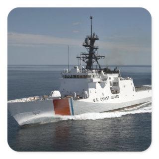 US Coast Guard Cutter Waesche 3 Square Sticker