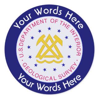 US Geological Survey Custom Sticker