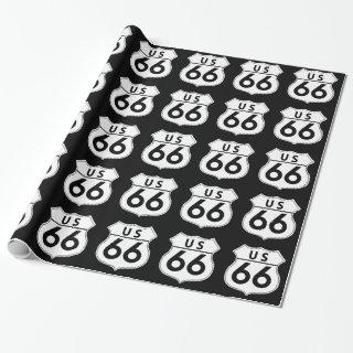 US Route 66 Road Sign Gift Wrap