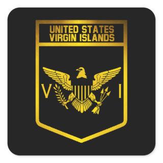 US Virgin Islands Emblem Square Sticker